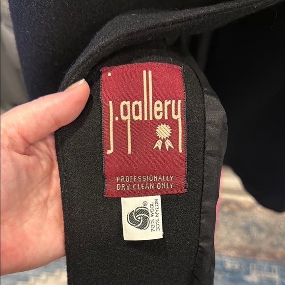 Gallery Black Trench Coat Classic Style large - Picture 2 of 6